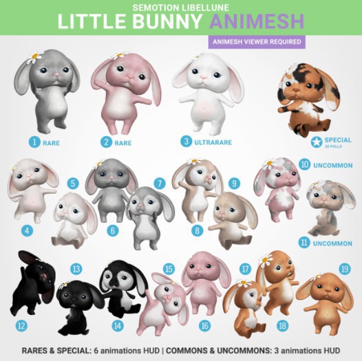 SEmotion Libellune Little Bunny #11 UNCOMMON
