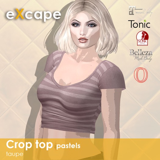 eXcape Crop Top Rose