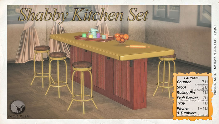 *PC Shabby Kitchen Set -  Full Set 