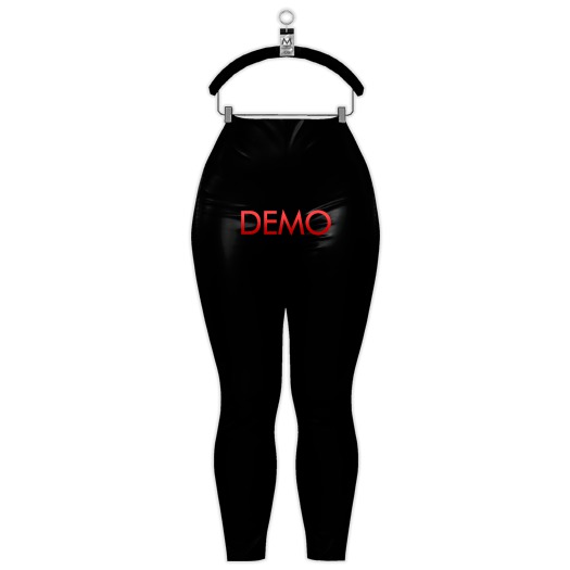 Gyna Faux Leather Pants — Demo