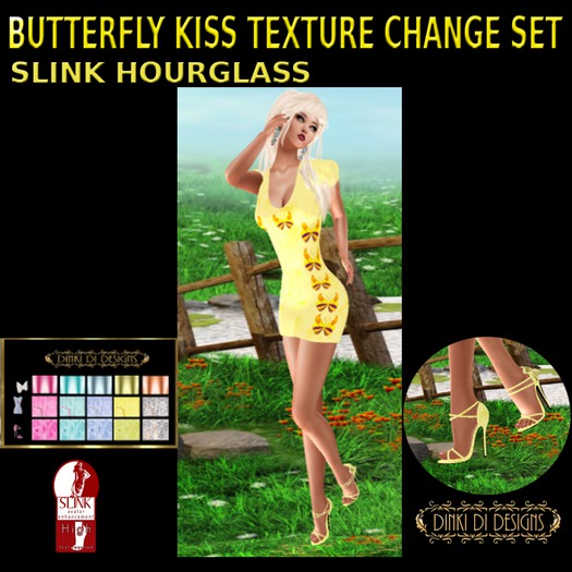 BUTTERFLY KISS TEX CHANGE SLINK HOURGLASS SET