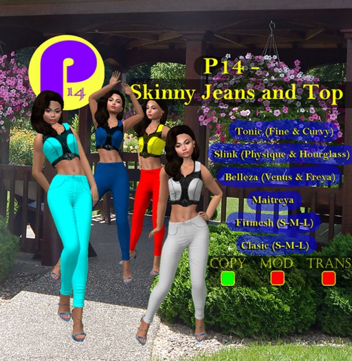 P14 - Skinny jeans and Top {Boxed}