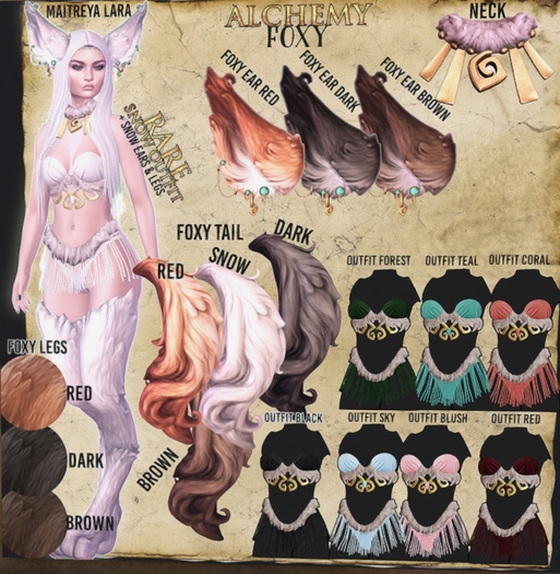 Alchemy - Foxy - Outfit - Red