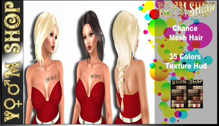 YM SHOP_Chance Mesh Hair