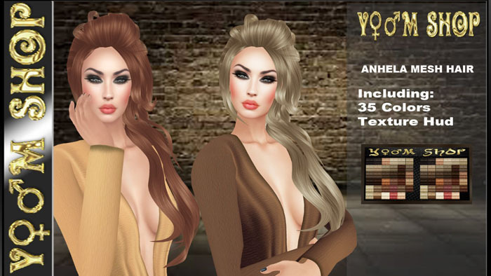 YM SHOP_Anhela Mesh Hair