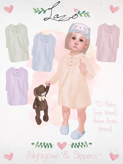 ~Lazo - Nightgown/Slippers