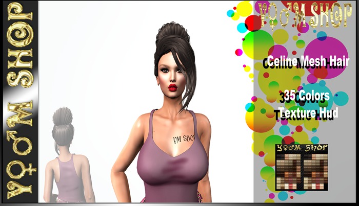 YM SHOP_Celine Mesh Hair