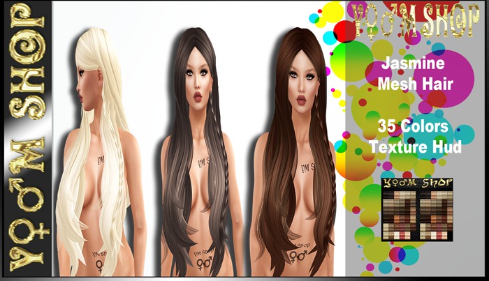 YM SHOP_Jasmine Mesh Hair