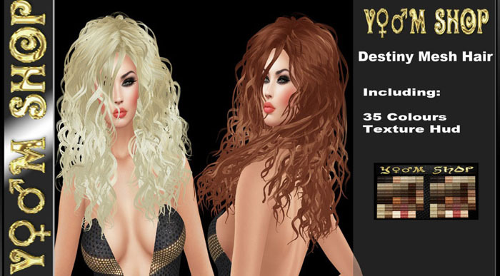YM SHOP_Destiny Mesh Hair