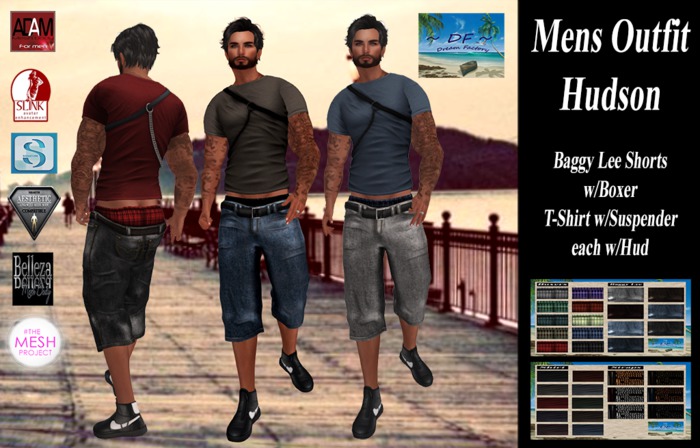 ~DF~Mens Outfit Hudson w/Hud