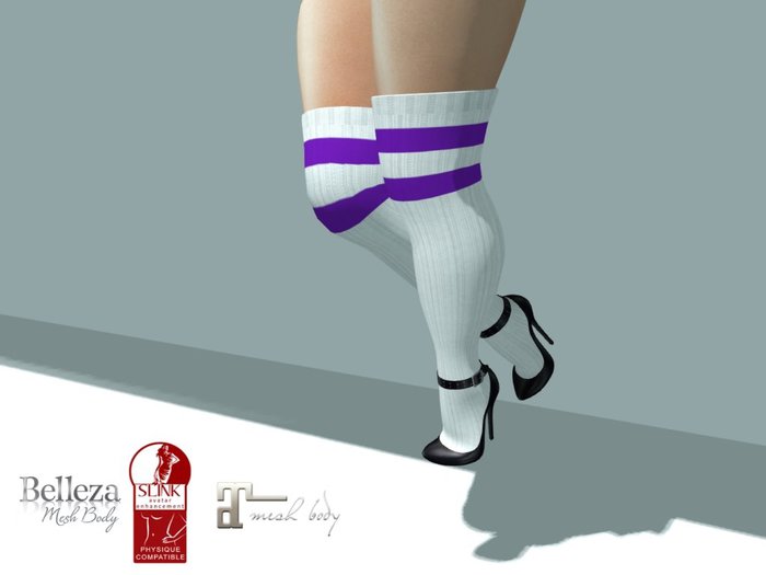 Miley Heels Purple/white