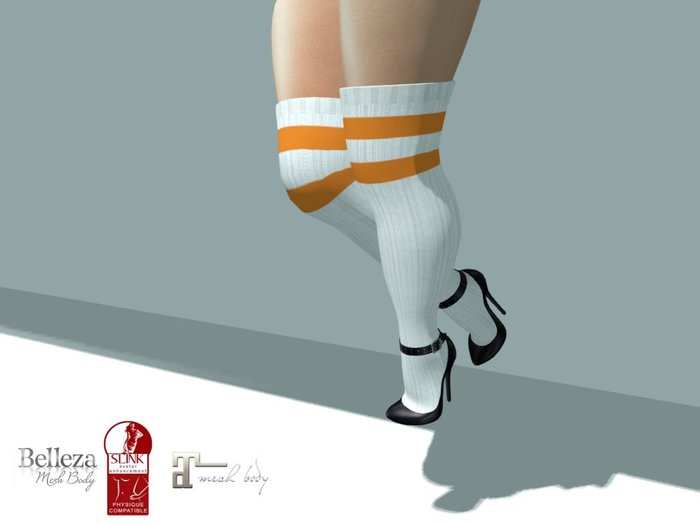 Miley Heels Orange/white