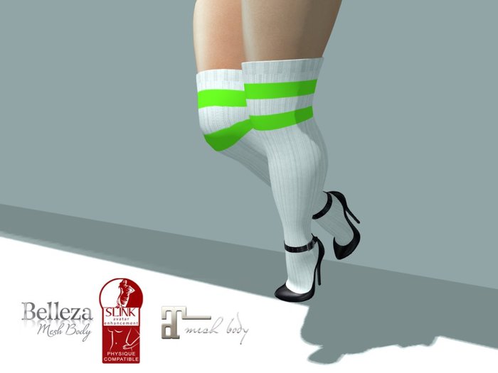 Miley Heels Lime/White