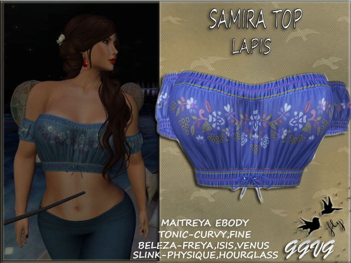 SAMIRA BOHO TOP LAPIS