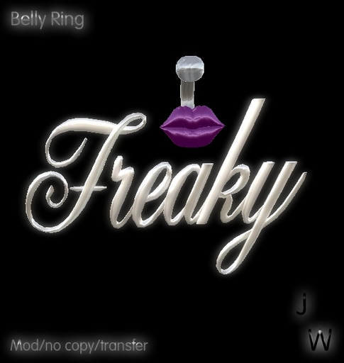 ~WC~ Belly Ring "Freaky"