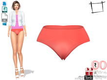 Dae Obj FBX Simple Red Underpants Bikini Bottom Maitreya, Slink, Belleza, Ocacin Standard, Tonic