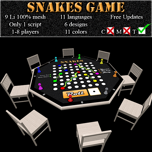 Second Life Marketplace Snakes Game