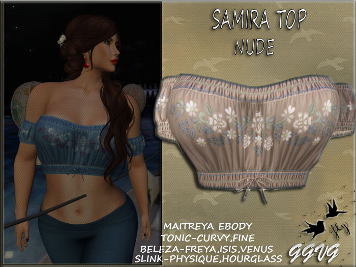 SAMIRA BOHO TOP NUDE
