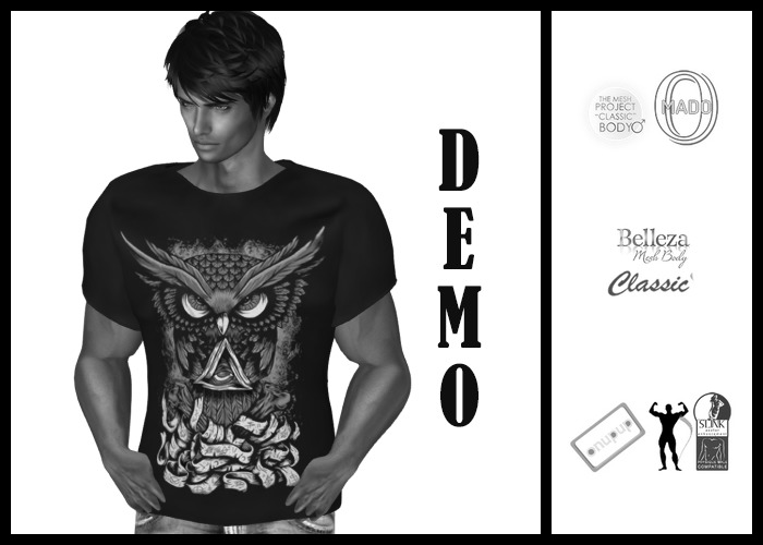 Demo / Men's T-shirt with a pattern / # 2
