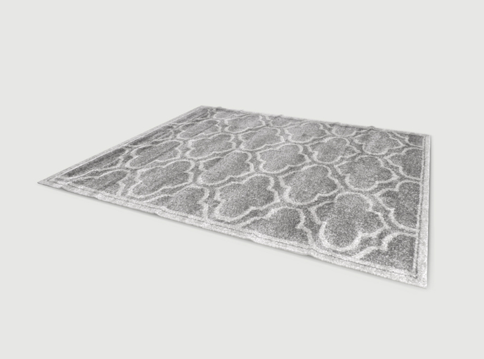 ValArt Gray rectangular rug DEMO
