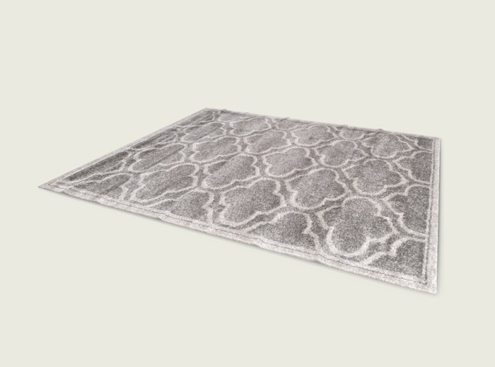 ValArt Gray rectangular rug
