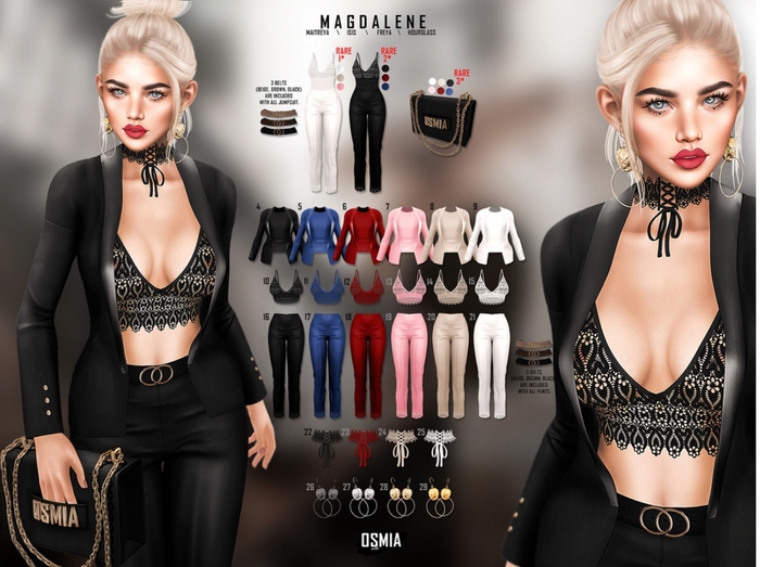 OSMIA - Magdalene.Gacha.Crop Top - Freya - Beige
