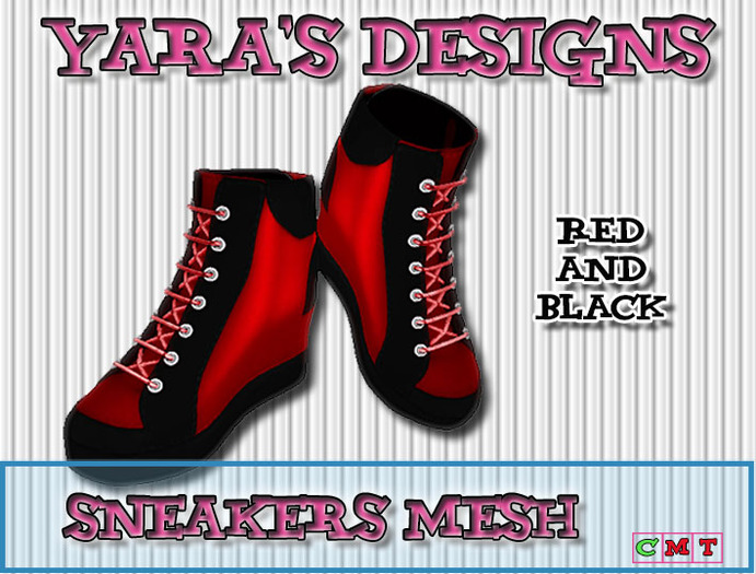 [YARA'S DESIGNS] SNAKERS  RED *BOX*