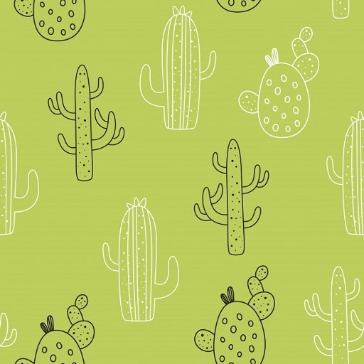 Seamless Cactus Wallpaper