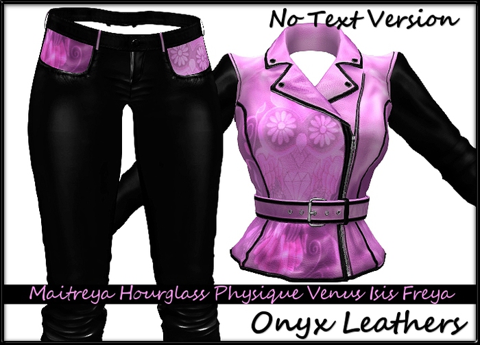 ONYX - PINK and BLACK OUTFIT MULTI SIZES