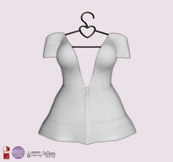 SweetHome// Lara Dress (White)