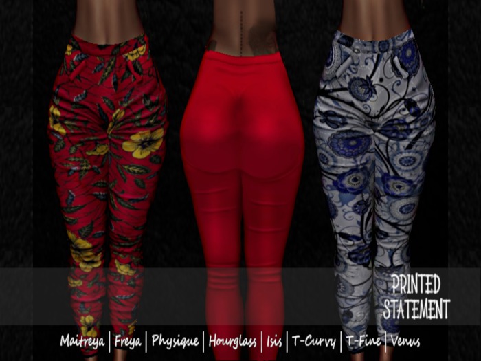 BlkPassion - Printed Statement Pants