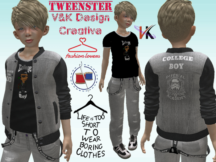 V&K Design Tweenster Tim cool Boy Outfit
