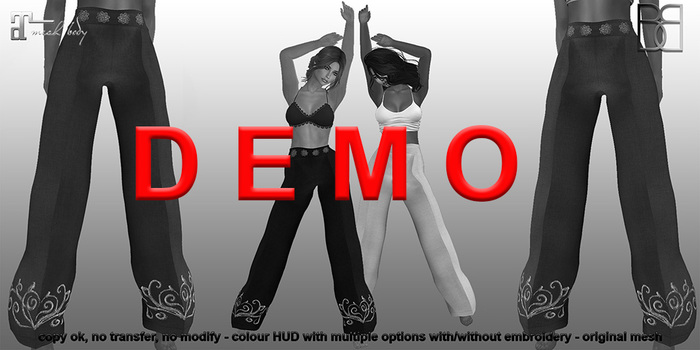 DEMO BB's WIDE LINEN PANTS (MAITREYA ONLY) add me