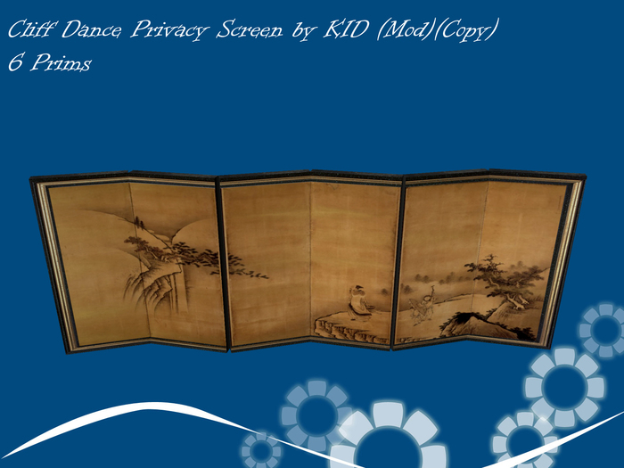 Cliff Dancing Privacy Screen by KID (Mod)(Copy)(Box)