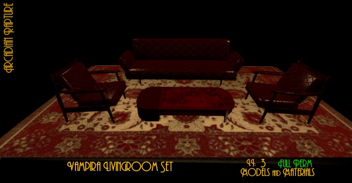 Vampira Livingroom Set
