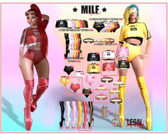 Legal Insanity - MILF SET RED -Maitreya
