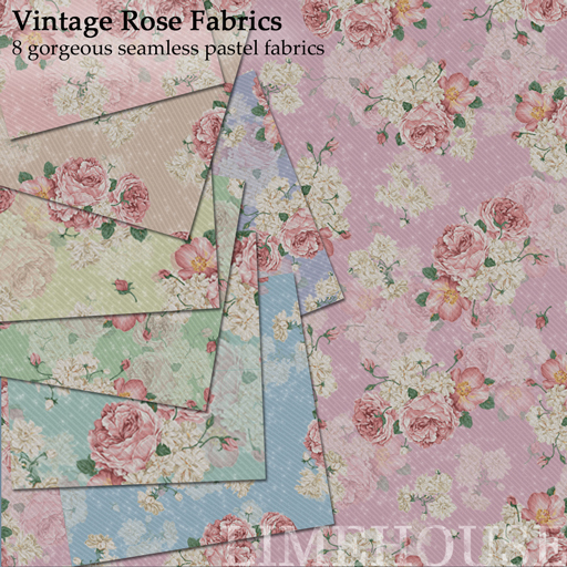 Vintage Roses Fabrics boxed