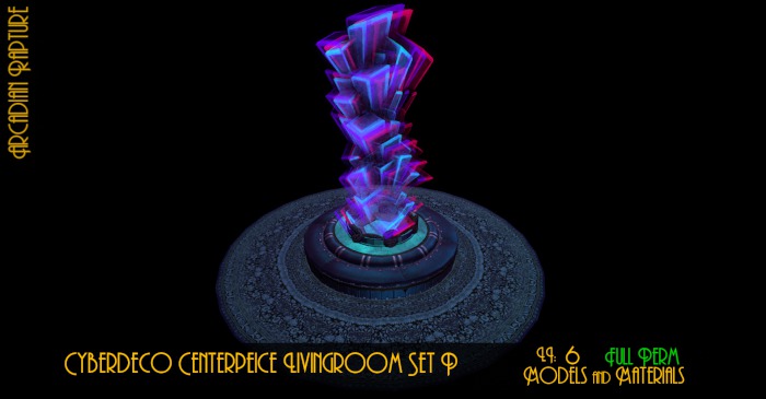 Cyberdeco Centerpeice Livingroom Set P