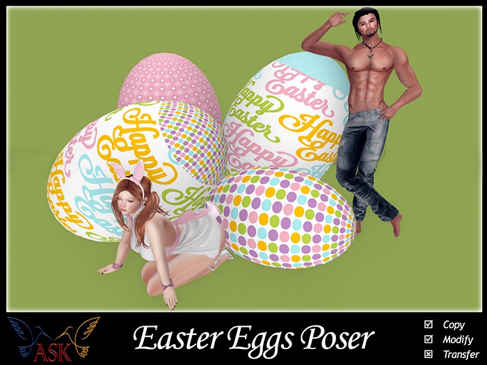 Easter Eggs Poser