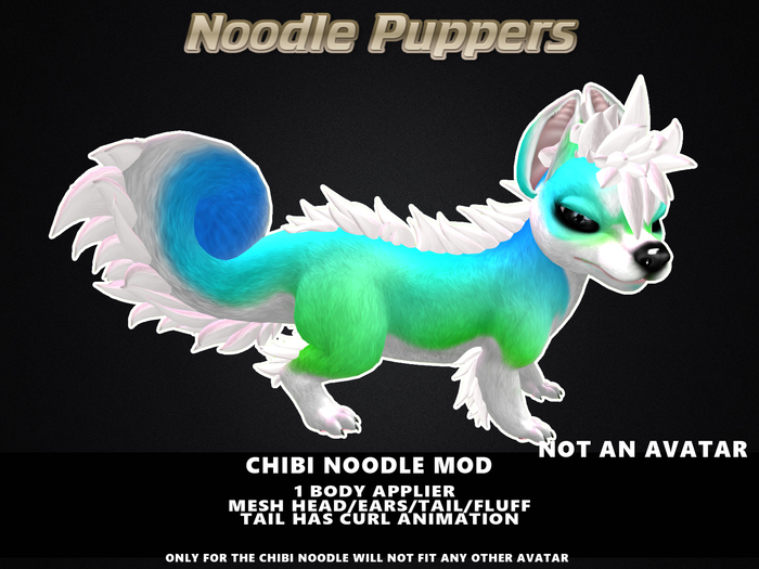 {NS} NOODLE PUPPER SEAFOAM