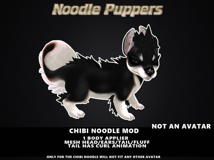 {NS} NOODLE PUPPERS SHIBA BLACK