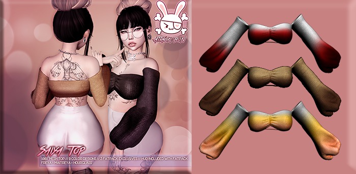 -AttackBun- Saiya Top - FATPACK (Add to unpack)