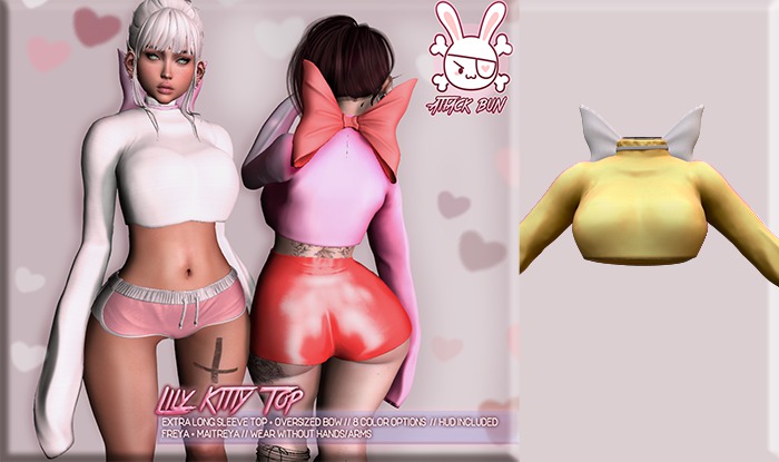 -AttackBun- Lily Kitty Top - Yellow (Add to unpack)