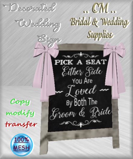 {SE} Wedding Sign