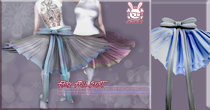-AttackBun- Fairy Frill Skirt - Blue (Add to Unpack)