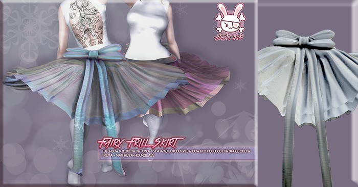 -AttackBun- Fairy Frill Skirt - White (Add to Unpack)