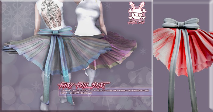 -AttackBun- Fairy Frill Skirt - Red (Add to Unpack)