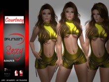 Brunsen! Courtney Sexy Romper Gold