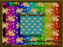 !Kushi! FloralFiestaGOLD Textures -WearToUnpack