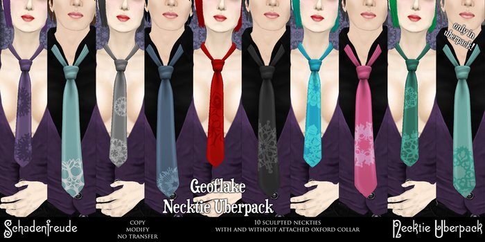 Schadenfreude Geoflake Necktie Uberpack